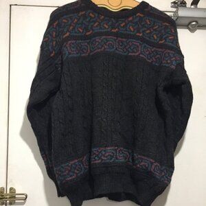 VINTAGE KANATA KNIT WO0L SWEATERS SIZE L
